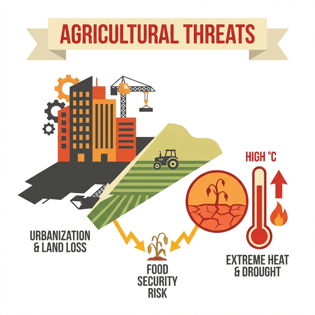 Agricultural Threats Infographic